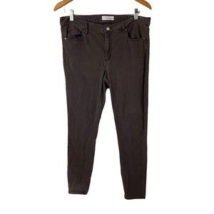LOFT Women’s Solid Gray Legging Pants Size 30 10